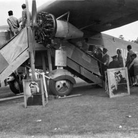 Sir Charles Kingford Smith's aircraft the "Southern Cross" on display