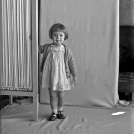 Portrait of his daughter by Adam Forrest Grant, circa 1939