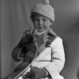 Portrait of his daughter by Adam Forrest Grant, 1940s