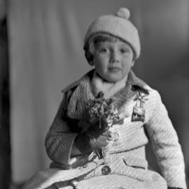 Portrait of his daughter by Adam Forrest Grant, 1940s