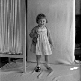 Portrait of his daughter by Adam Forrest Grant, circa 1939