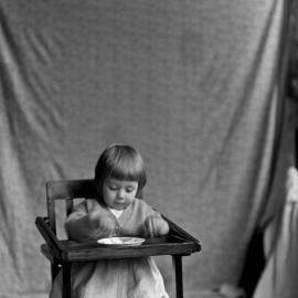 Portrait of his daughter by Adam Forrest Grant, circa 1939