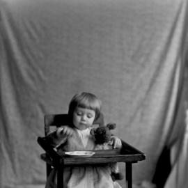 Portrait of his daughter by Adam Forrest Grant, circa 1939