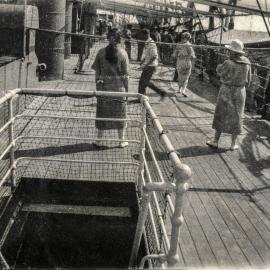 SS Orvieto boat deck