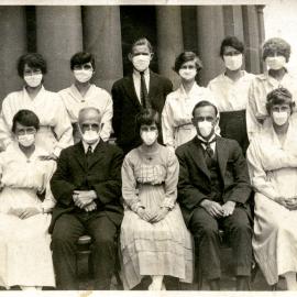 City of Sydney staff during the influenza pandemic, circa 1918-1919