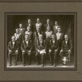 Unknown group, possible Debating Society portrait, 1930
