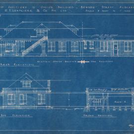Plan - Additions to existing building, Office building, Bowden Street Alexandria, 1942