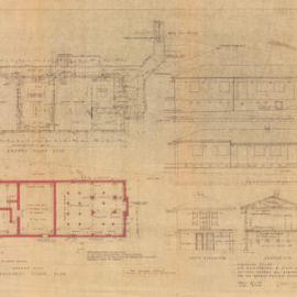 Bourke Rd Alexandria. Air raid shelter and staff service block, Morgan Crucible Co Pty Ltd.