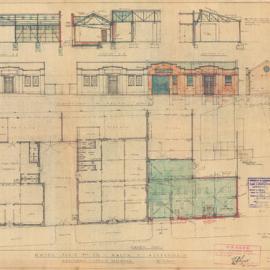 Plan - New building, Store building, Ralph Street Alexandria, 1943