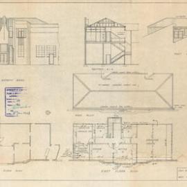 Plan - Additions to existing building, Offices, Botany Road Alexandria, 1943