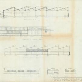 Plan - Additions to existing building, Factory extension, Botany Road and Gillespie Street Alexandria, 1946