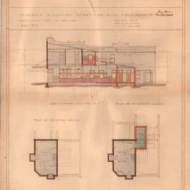 Plan - Additions to existing building, Hotel, 597 King Street Newtown, 1928