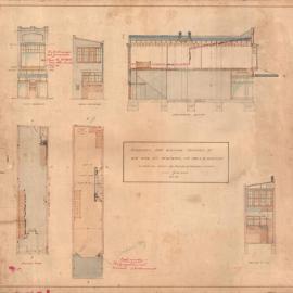 Plan - New building, Premises, 278 King Street Newtown, 1927