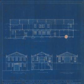 Plan - New building, Factory, 44-46 Campbell Street Newtown, 1929