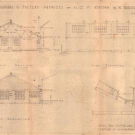 Plan - Additions to existing building, Factory, 131-157 Alice Street Newtown, 1929