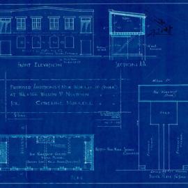 Plan - Additions to existing building, Workshop, 164-166 Wilson Street Newtown, 1929
