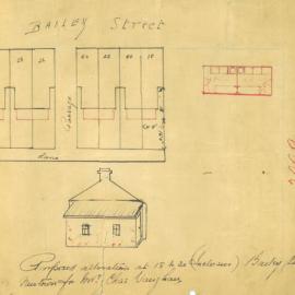 Plan - Proposed alterations, 18-30 Bailey Street Newtown, 1929