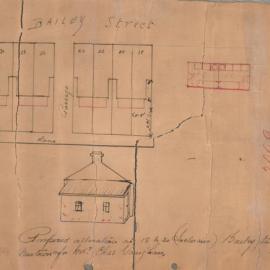 Plan - Proposed alterations, 18-30 Bailey Street Newtown, 1929