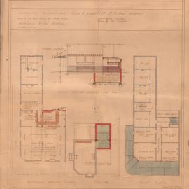 Plan - Additions to existing building, Hotel, 597 King Street Newtown, 1928