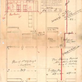Plan - Alterations to existing building, Shop, 229 King Street Newtown, 1931