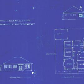 Plan - New building, Residence, 254 Edgeware Road Newtown, 1937