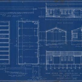 Plan - New building, Store, 82-88 O'Connell Street Newtown, 1937