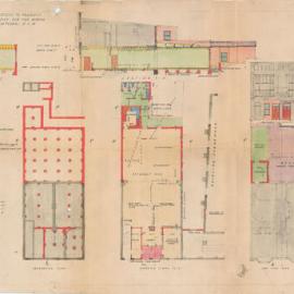 Plan - Additions to existing building, Synagogue, 18-20 Georgina Street Newtown, 1941