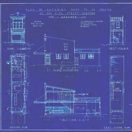 Plan - New building, Shop, 280 King Street Newtown, 1926