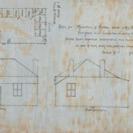 Plan - Alterations to existing building, Cottage, 11 May Street Newtown, 1926