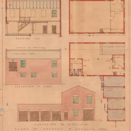 Plan - New building, Shop, factory and garages, 136 Wilson Street Newtown, 1926