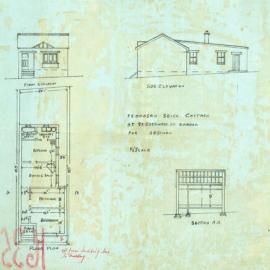 Plan - New building, Cottage, 83 Edgeware Road Enmore, 1926