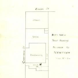 Plan - Additions to existing building, Laundry, 185-187 Missenden Road Newtown, 1926
