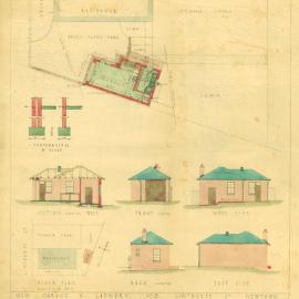 Plan - New building, Garage and laundry, 3 Linthorpe Street Newtown, 1926