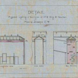 Plan - Alterations to existing building, Shop, 273 King Street Newtown, 1925