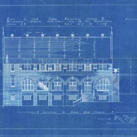Plan - New building, Hall and School, 111 Lennox Street Newtown, 1922