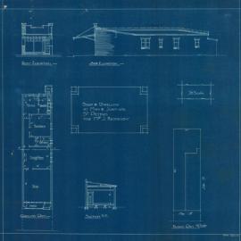 Plan - New building, Shop and residence, 63 May Street St Peters, 1922