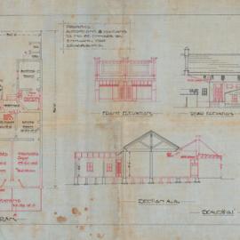Plan - Additions to existing building, Cottage, 65 Enmore Road Enmore, 1922