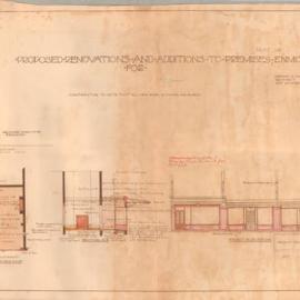 Plan - Additions to existing building, Shops, 26-30 Enmore Road Newtown, 1923