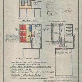 Plan - Additions to existing building, Foundry, 16 Council Street Newtown, 1946