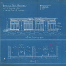 Plan - Alterations to existing building, Shops, 351-353 King Street Newtown, 1949