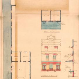 Plan - Alterations to existing building, Hotel, 515-519 King Street Newtown, 1934