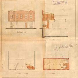 Plan - Additions to existing building, Factory, Campbell Street Newtown, 1933