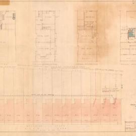 Plan - Alterations to existing building, Terraces, 23-51 Georgina Street Newtown, 1935