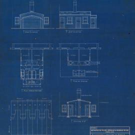 Plan - Additions to existing building, Terraces, 4-18 Hordern Street Newtown, 1935