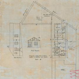 Plan - New building, Cottage, 4 Baltic Street Newtown, 1925