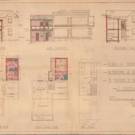 Plan - Additions to existing building, House, 91 Station Street Newtown, 1925