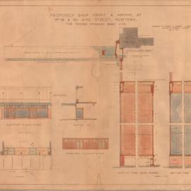 Plan - Alterations to existing building, Shops, 58-60 King Street Newtown, 1925