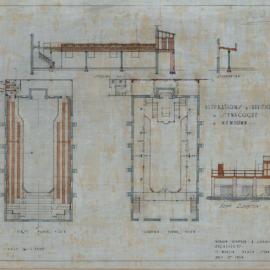 Plan - Additions to existing building, Synagogue, 20 Georgina Street Newtown, 1924
