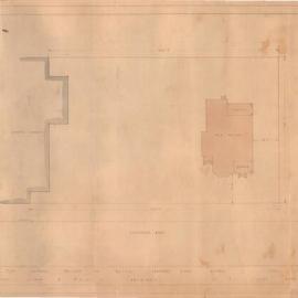 Plan - Christ Church, Stanmore Road Enmore (Newtown), new rectory, 1924