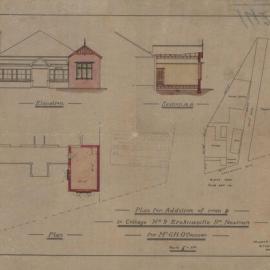 Erskineville Rd (9). Addition of room to cottage.